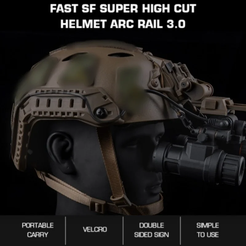 

SF High-Cut Helmet with ARC Rail 3.0 | Lightweight Sports Protection System | Secure Mounting Platform