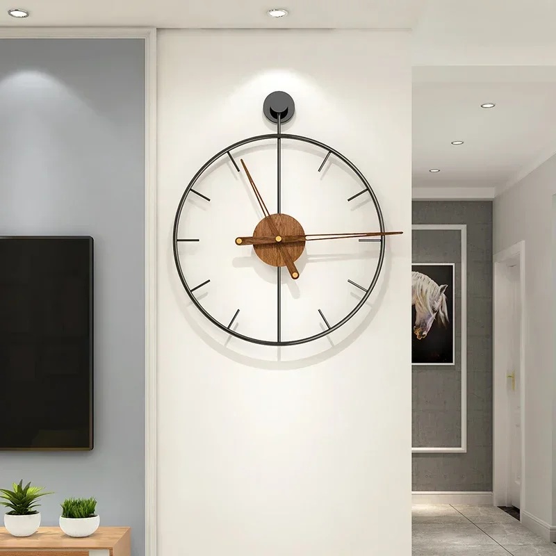 Minimalist Stylish Wall Clocks Round Large Modern Aesthetic Clock Unique Nordic Clocks Wall Digital Watches Home Decoration