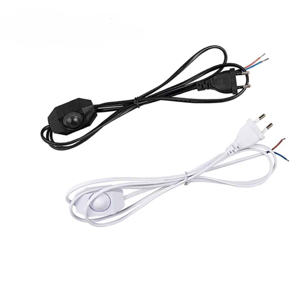 220V Electricity Wiree 1.8M No Polarity AWG LED Dimmer Switch Cable Light Modulator Lamp Line Dimmer Co