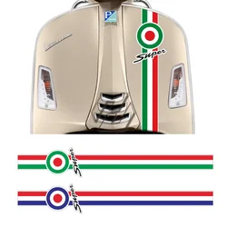 For Piaggio Vespa LXV GTS 150 250 300 Super Sport Reflective Sticker Motorcycle Front Decal