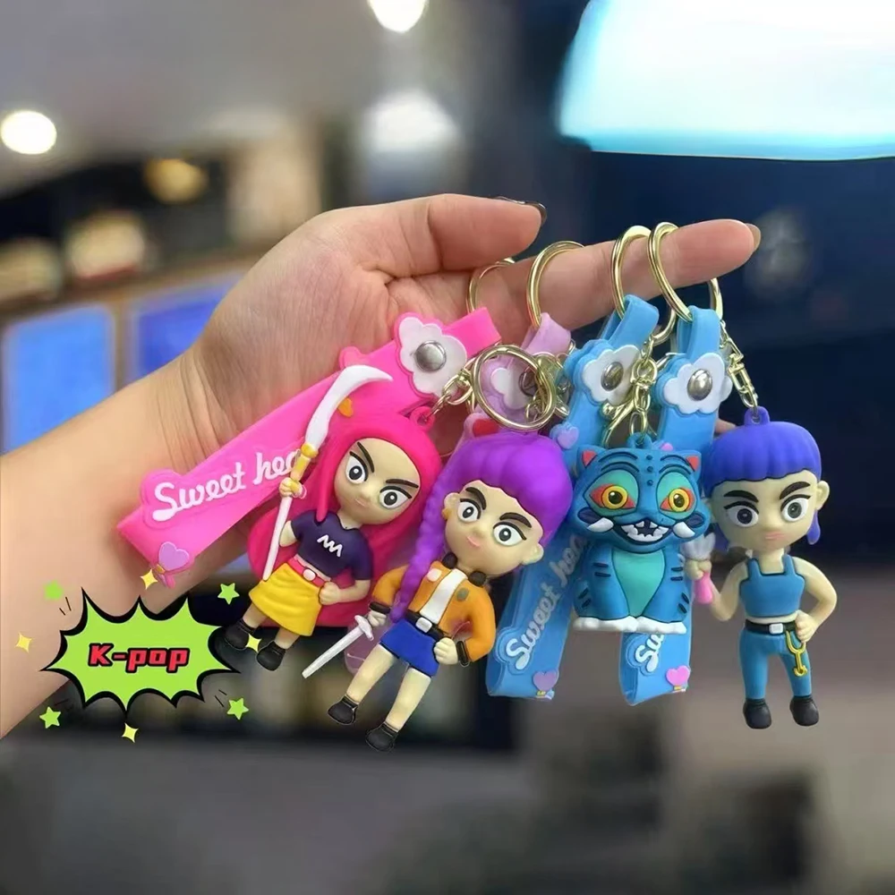 KPop Devil Hunter Ciondolo periferico Rumi Mira Zoe Portachiavi in PVC Zaino Decorazione Accessori pendenti Giocattoli
