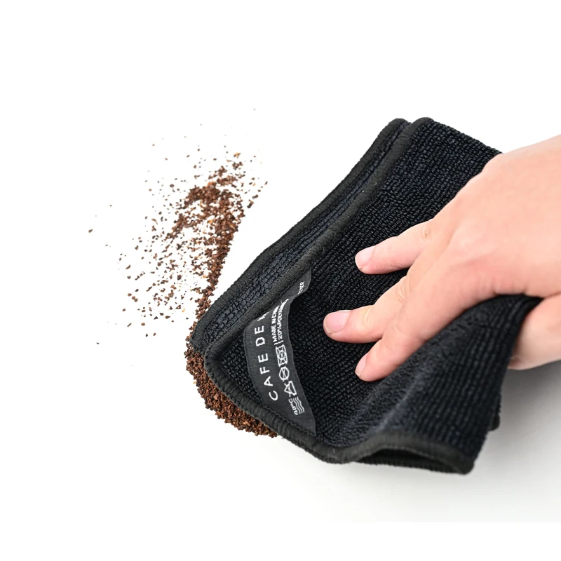 Barista Micro cloth tea towel 4 pcs 30*30cm cleaning up messy spills around on machine cafe cleaning towel Cloth Tableware Towel