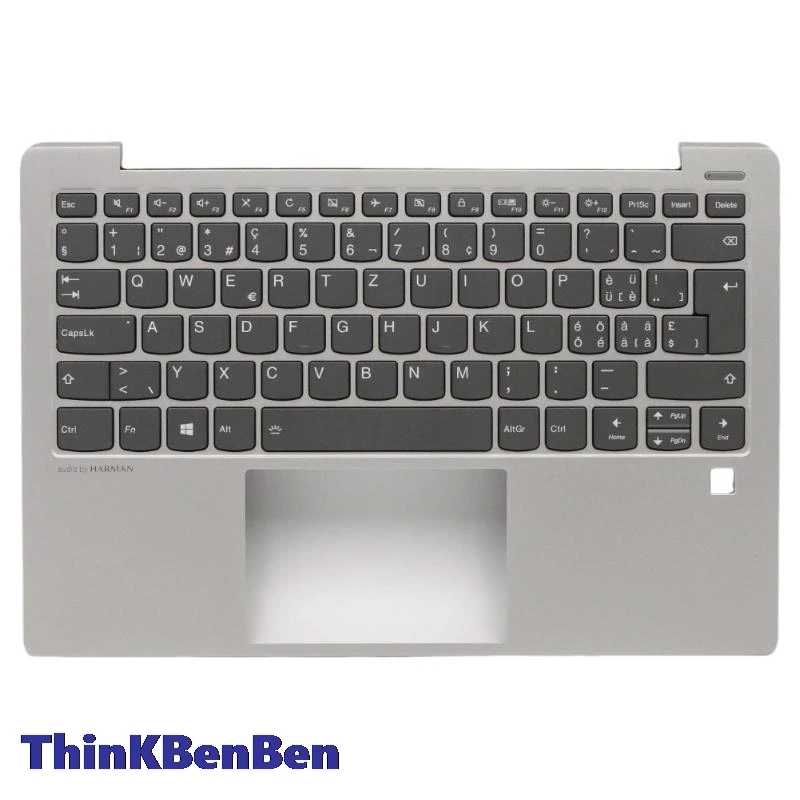 SWS Swiss Grey Keyboard Upper Case Palmrest Shell Cover For Lenovo Ideapad S530 13 13IWL 13IML 5CB0S16112