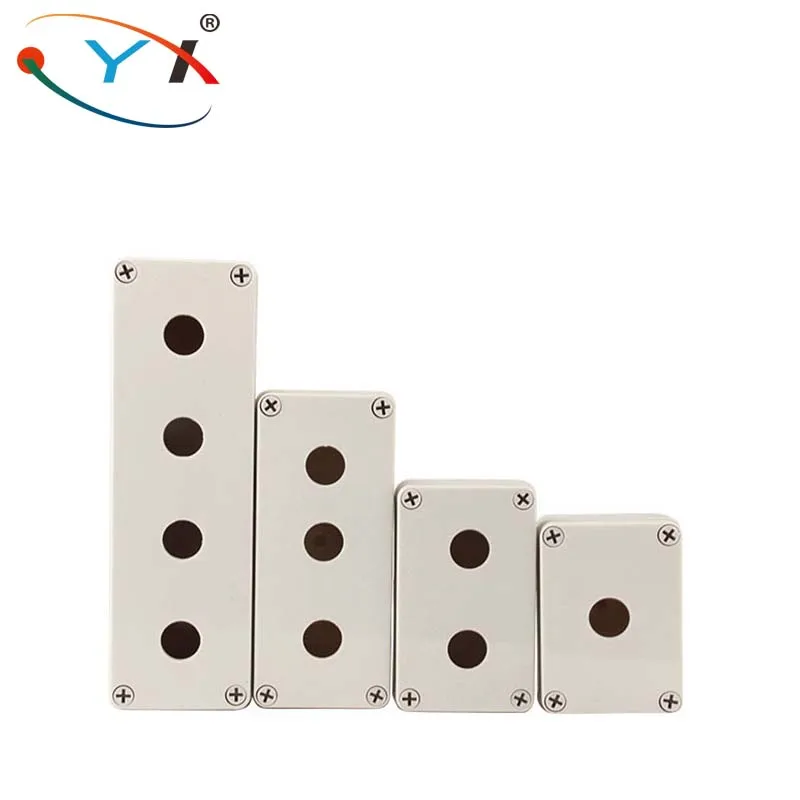 

Waterproof button box switch control box 12345 hole industrial switch indicator box Outdoor start stop indicator Plastic box