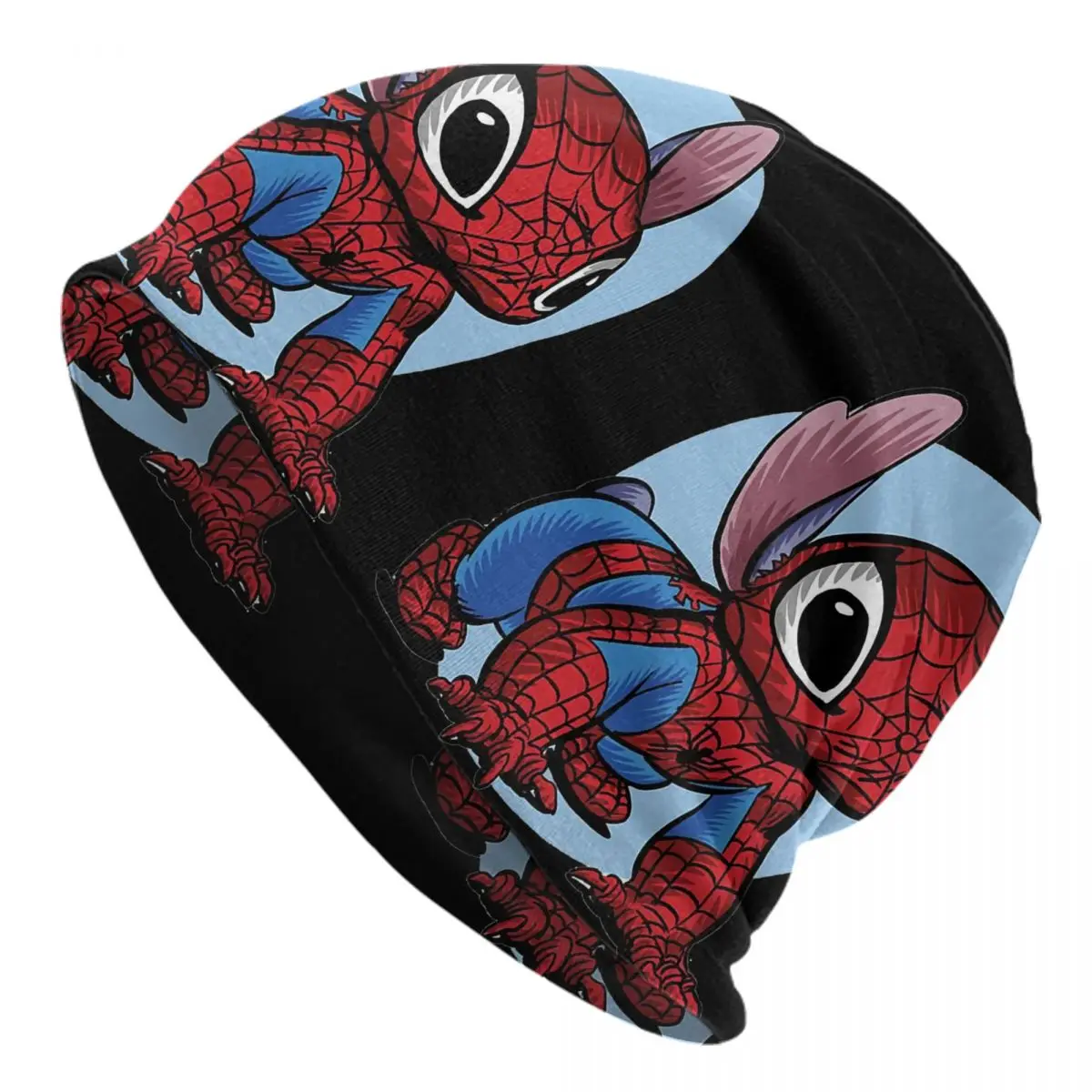 Custom Stitch Spider Man Anime Bonnet Hat Knitted Hat Men Women Hip Hop Unisex Adult Winter Warm Beanies Cap