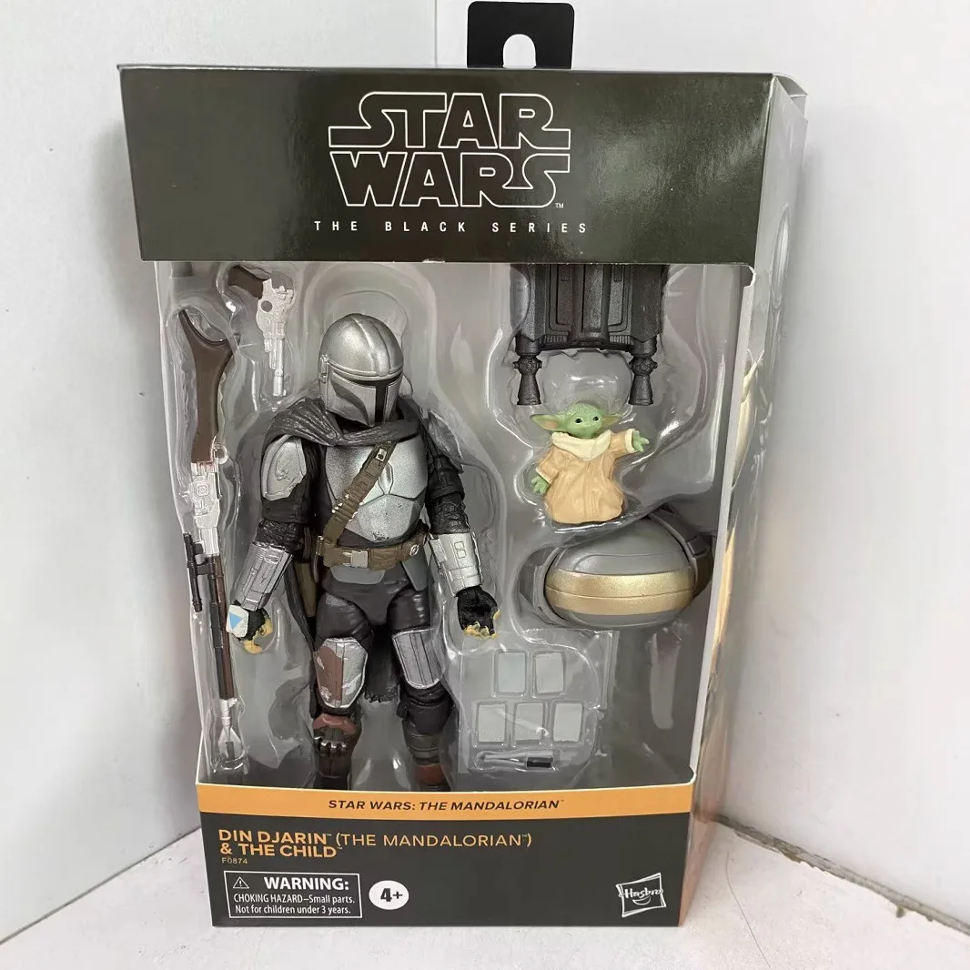 Muñeco Móvil Hecho a Mano de 6 Pulgadas de Disney Star Wars Mandalorian Yoda Baby Ding Jialin