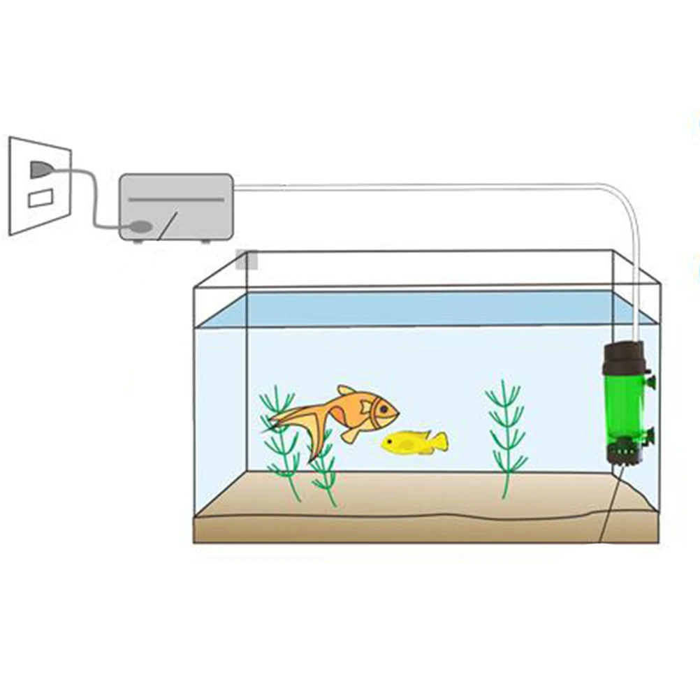 

Filter for Aquarium Air Pump Oxygenation Internal Fluidized Bed Cycle Fish Tank Filter with Increasing Oxygen