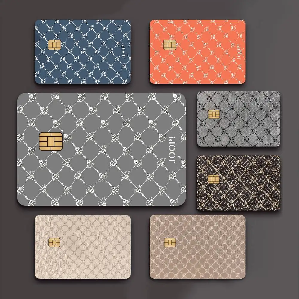 Funda Protectora Adhesiva con Diseño de Anime de la Marca de Moda J-Joop para Tarjetas de Crédito y Débito Pequeñas y Grandes, sin Chip, para la Parte Delantera