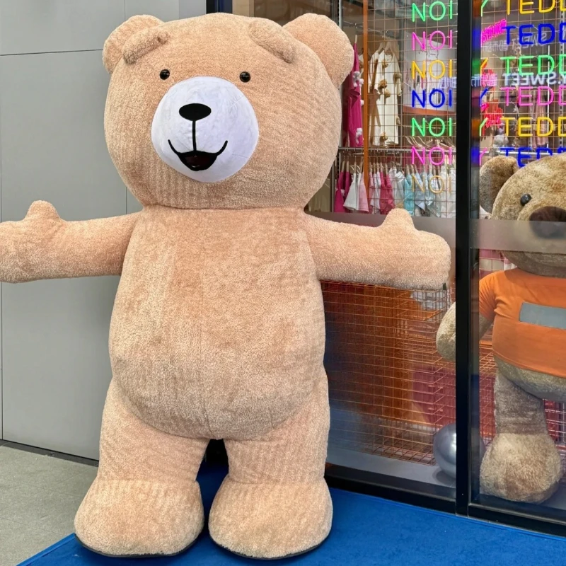 2-2.6 متر نفخ أمريكا الدب تيدي بير التميمة تأثيري حلي حفل الإعلان فستان بتصميم حالم أنيمي عرض مسرحي الدعامة