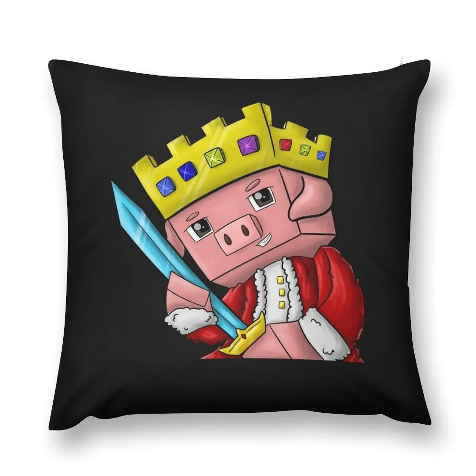 Technoblade Merch Technoblade Logo Gifts For Fans Throw Pillow home decor items Pillowcase pillow