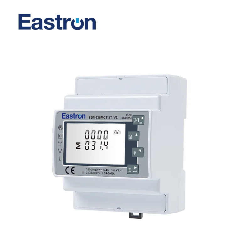 Imagem -03 - Medidor de Energia Multifunções para Iluminação Entrada Dupla Rs485 Modbus Rtumid Aprovado Sdm630mct2t Mid 5a ct Conectividade