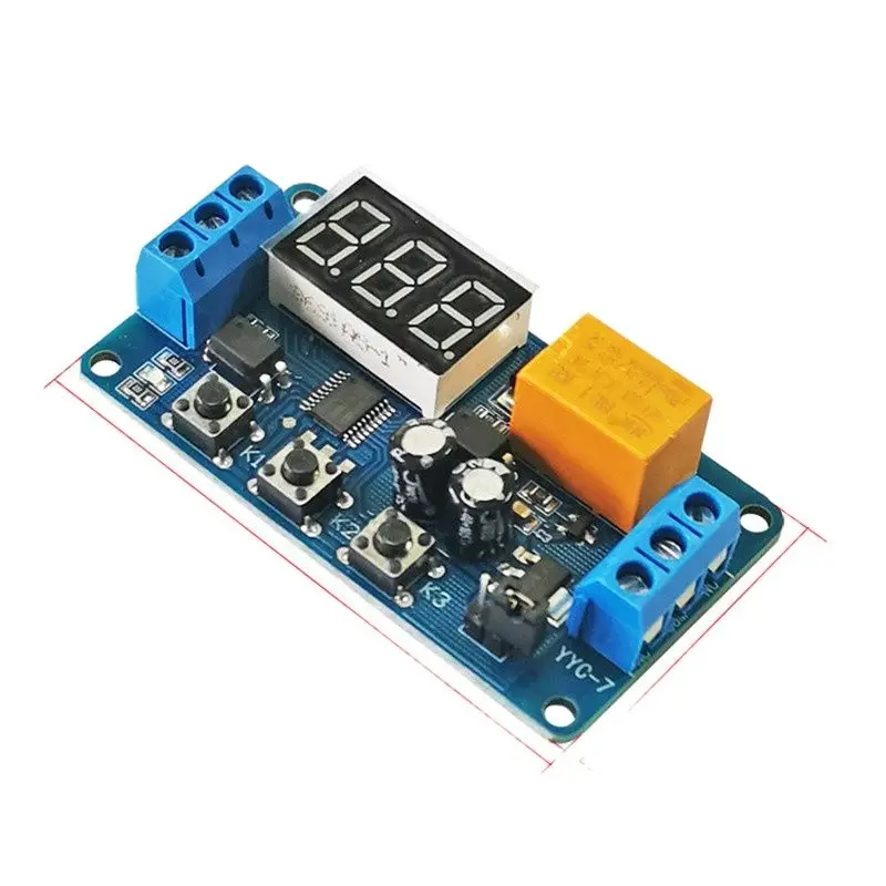 1 Way Delay Relay โมดูล3V 3.7V 4.5V 5V 6V Cycle จับเวลาดึง-in-ปิด