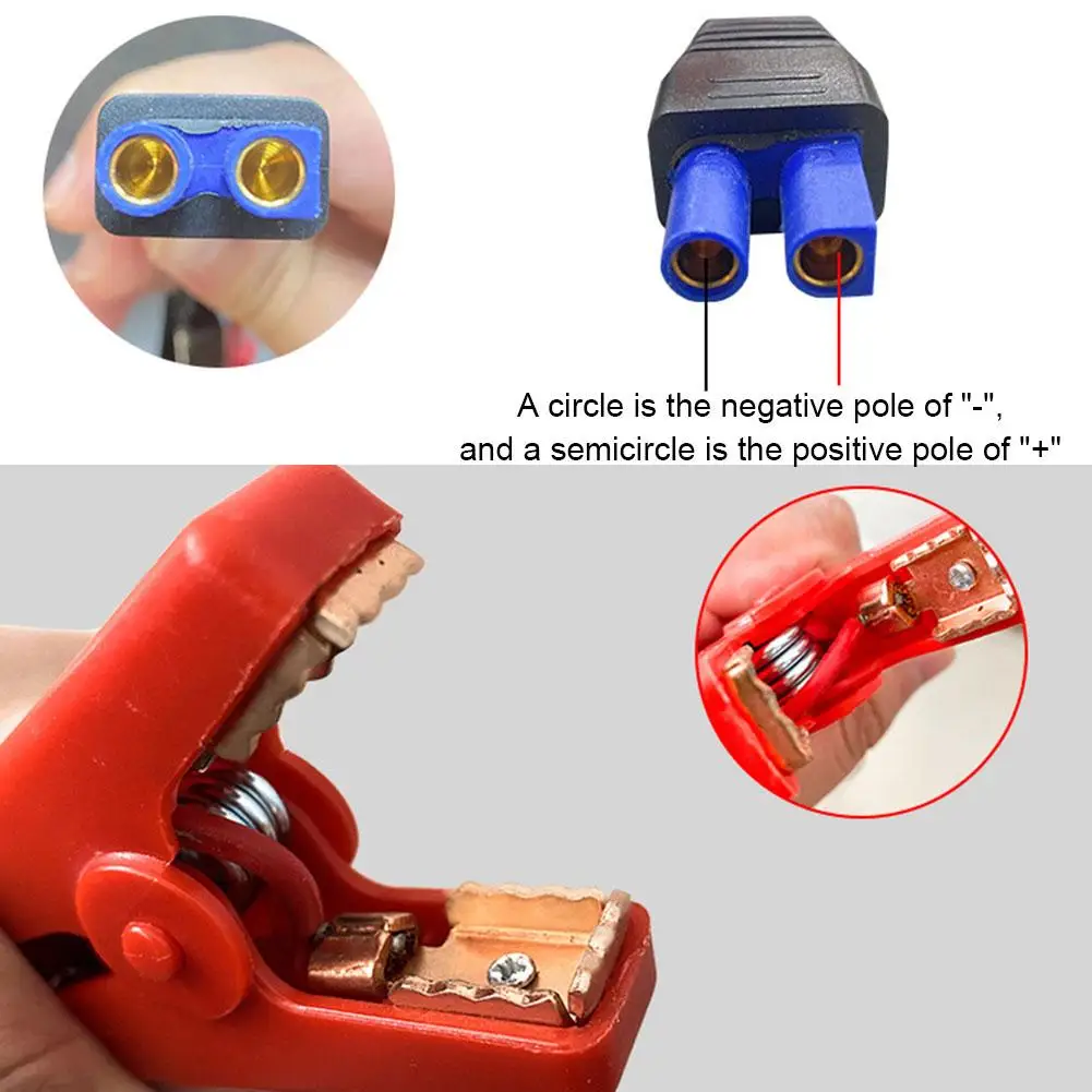 EC5 Emergency Power Lighting Auto Battery Line Emergency Cable Clip Battery Connection Wire Car Jump Start Clamp Car Accessories