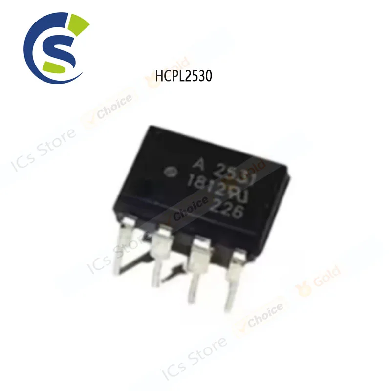 10PCS NEW A2530 A 2530 OPTOCOUPLER TRANS-OUT 2CH DIP-8 HCPL2530