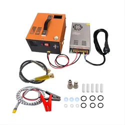 NUOGE-Pompe de compresseur d'air PCP, 4500Psi, 30Mbar, 12V, 110V, 220V, sans huile, haute pression, s'applique à la bouteille de plongée à air comprimé