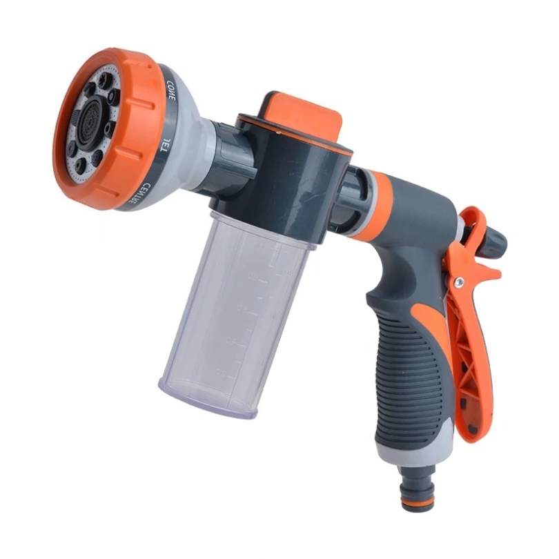 

Multifunctional Portable Foam Gun, 8 Functional Adjustable Foam Water Gun Spray Distance Can Reach 8-13m