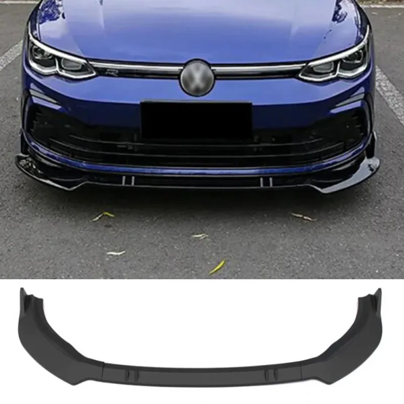 Front Bumper Lip Spoiler Splitter Front Bumper Lip FD Car Spoiler For VOLKSWAGEN VW Golf 8 Pro Rline 2021