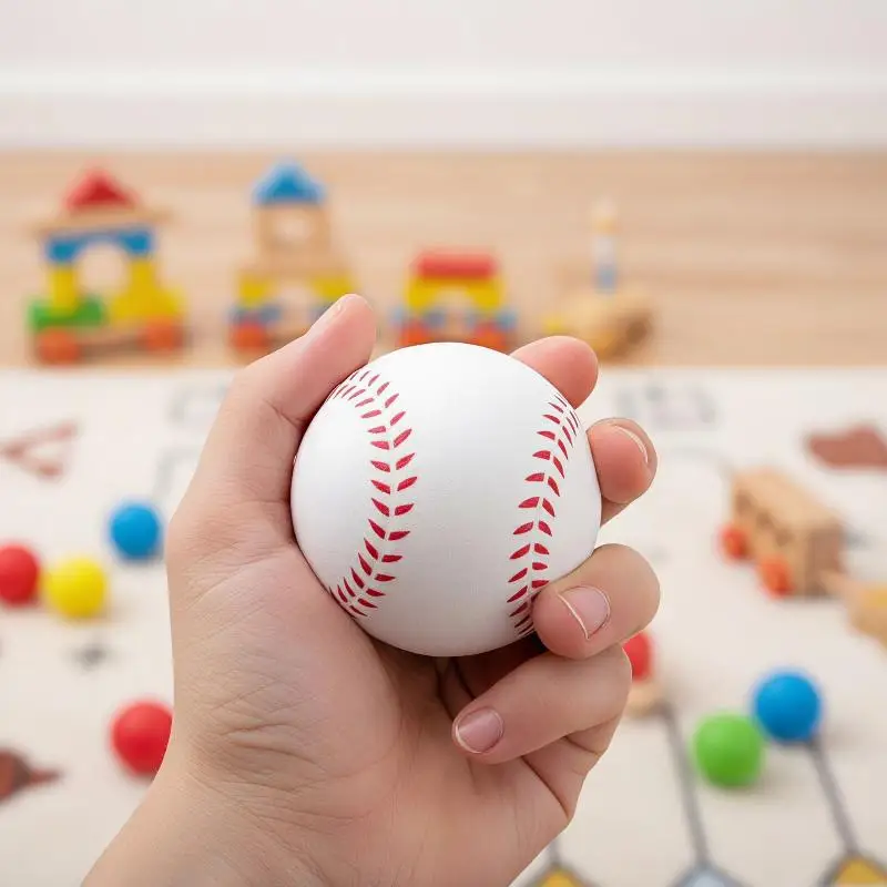 Mini Assorted Sports Stress Balls Durable Soft Squeeze Fidget Toys for Office Anxiety Relief Kids Party Favors Gifts