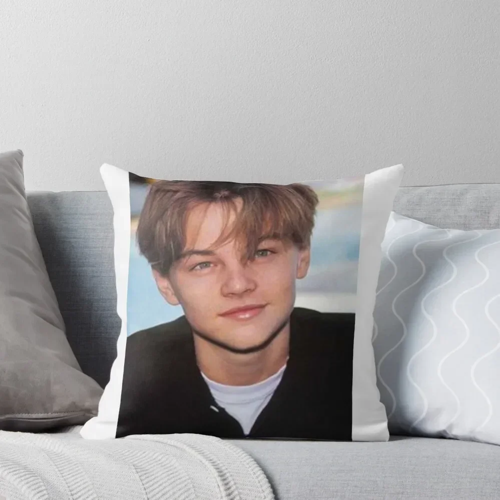 

younge leo dicaprio Throw Pillow Christmas Throw Pillows Covers Pillows Aesthetic pillow