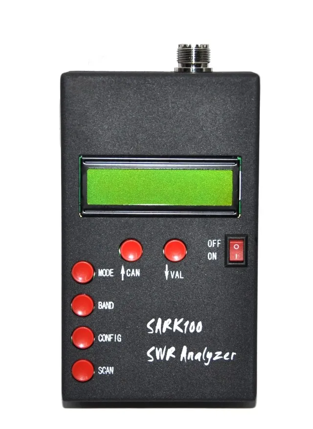 SARK100 1-60Mhz HF ANT SWR Antenna Analyzer Meter Tester for Ham Radio