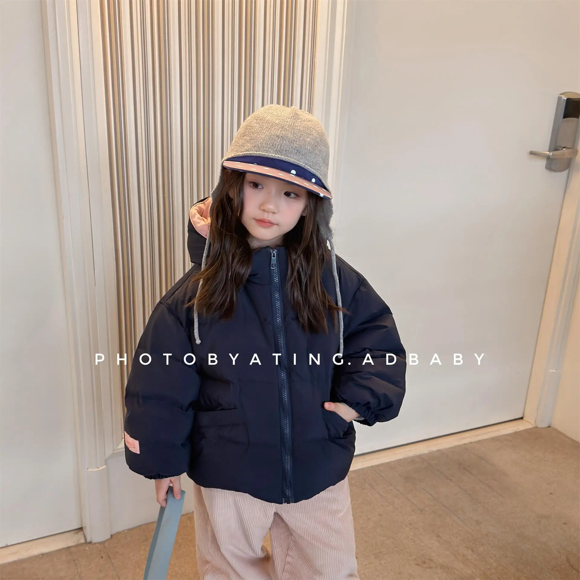 2026 Winter New Children Down Jacket Boys Warm Coat White Duck Down Girls Padded Jacket Plus Velvet Thick Kids Clothes