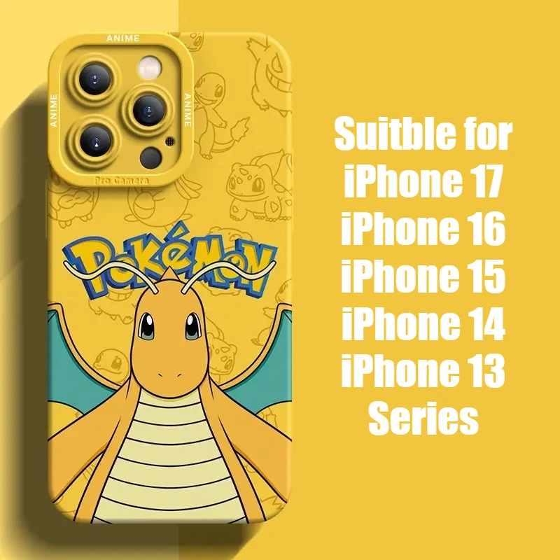 Funda de teléfono Pokemon Mew Ditto Koffing Anime para Apple iPhone 16 15 14 13 12 Pro Promax Max, funda protectora suave, accesorios de regalo