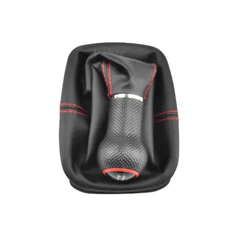 Para Volkswagen VW Golf 2 3 4 Lupo 6X1 Polo 6N1 6N2 Passat 35i coche 5 velocidades palanca de cambios perilla polaina bota cubierta de cuero