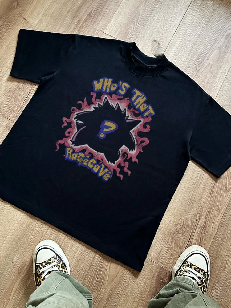 pokemon-vintage-americano-dos-desenhos-animados-impressao-casal-puro-algodao-camisetas-de-manga-curta-para-homem-e-mulher