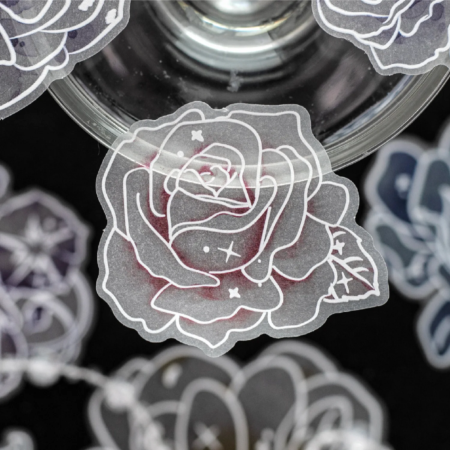 

10pcs/1lot Kawaii Stationery Stickers Night Moon Ode Junk Journaling Decorative Mobile Scrapbooking for Scrapbook