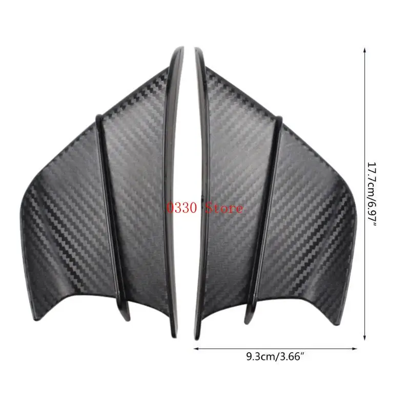 Universal Motorcycle Aerodynamic Spoiler Wing with Adhesive Motorcycle Decoration Sticker