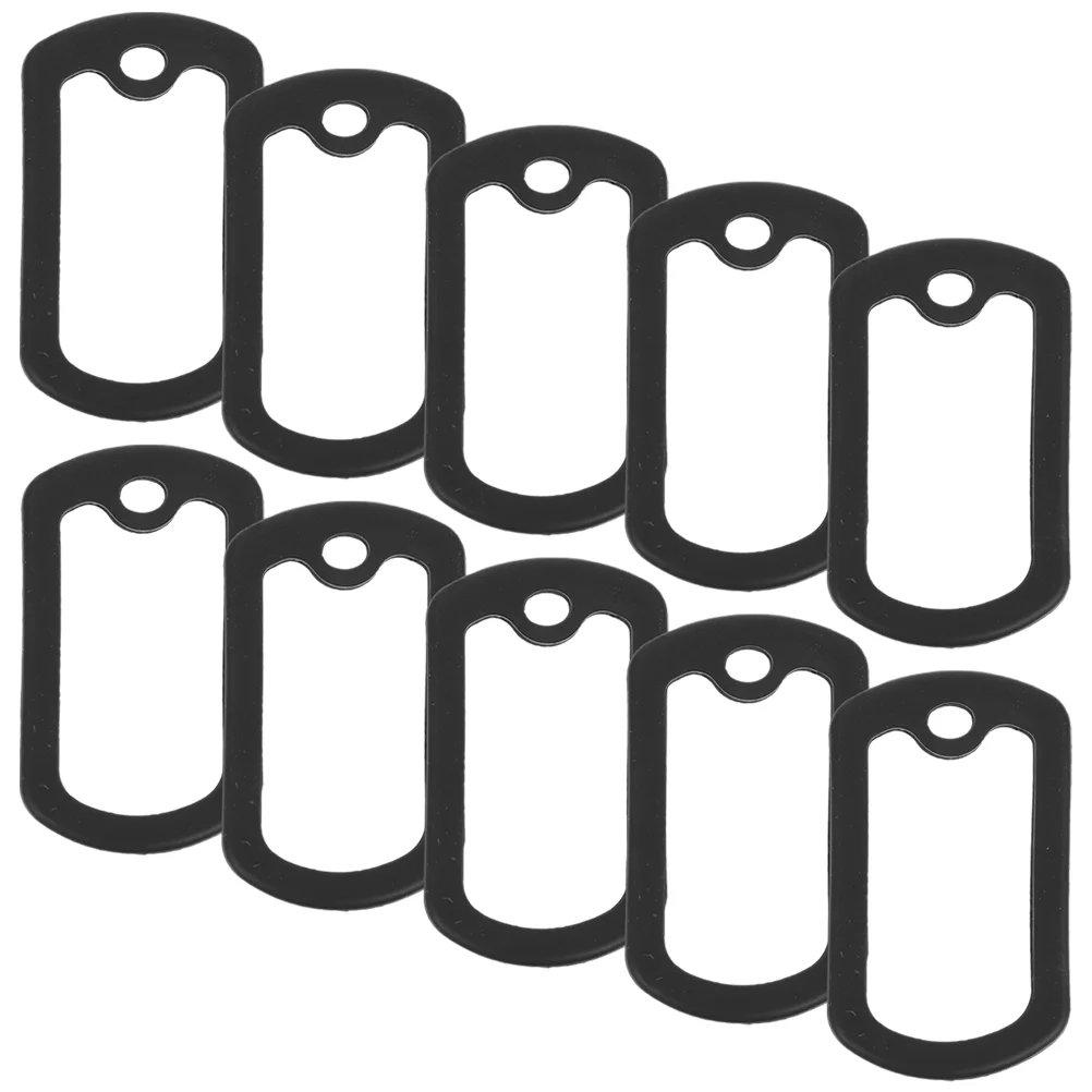 

10pcs Dog Tag Silicone Dog Tag Silicone Protective Cover Dog Tag Pet Supplies Silicone Ring