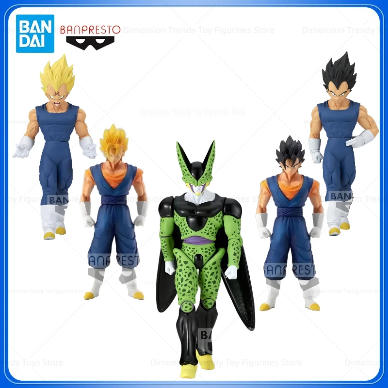 Bandai Auf Lager Banpresto Anime Dragon Ball Super Solid Edge Works THE Cell Vegito Vegeta Action Figur Modell Spielzeug Geschenk