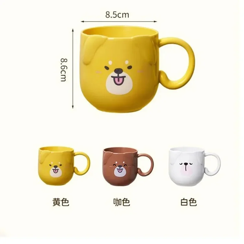 1pcs Children Coffee Cup Cute Cat Mouthwash Toothbrush Mug Smash Resistant Plastic Cups Home Travel Cartoon Thickened Wash Cup