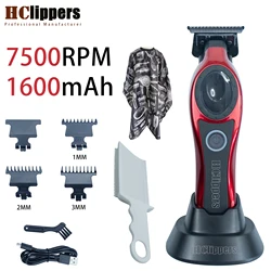 HClippers Professional Men's Electric Hair Trimmer with Barber Fade Combs Hairdresser Aprons Haircut Capes for Hair Style Trim