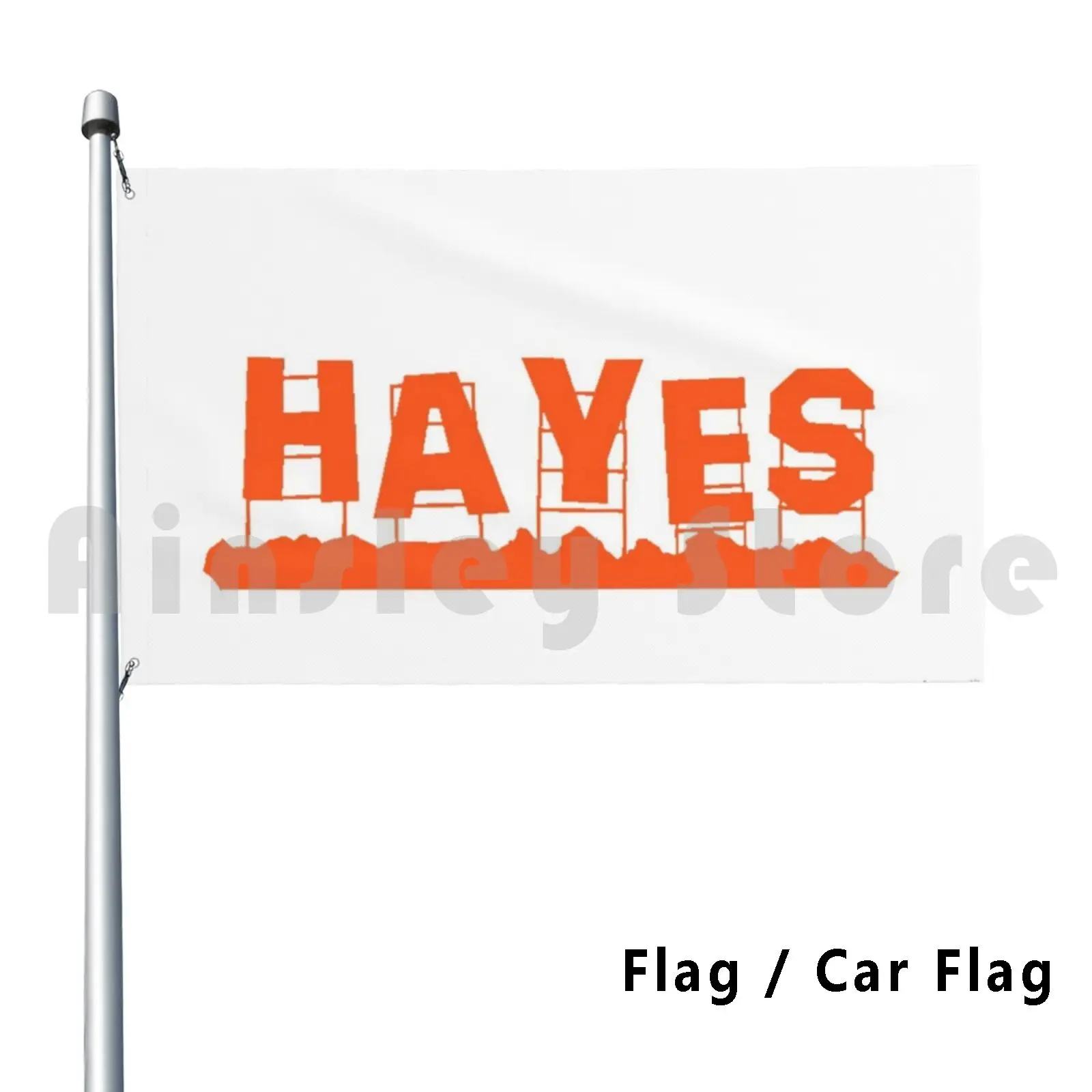 Bandeira de Hollywood Hayes com impressão de bandeira de carro personalizada Hollywood Hayes Kevin Hayes Flyers Philly Philadelphia Hóquei
