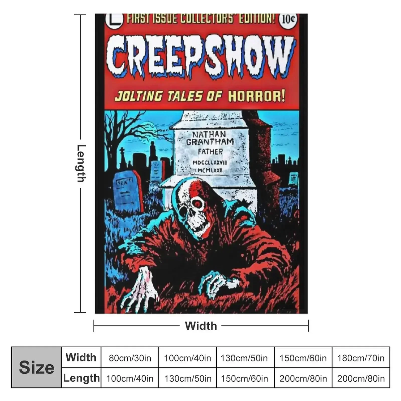 Creepshow Grave Throw Blanket Blankets For Bed anime blankets and throws Blankets