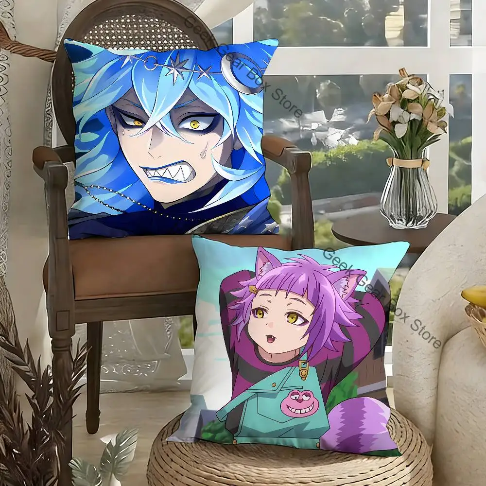 Cute T-Twist Wonderland Anime Celebrity Merchandise All-Match Printed Pillow Case Sofa Car Office Room Decoration Protector
