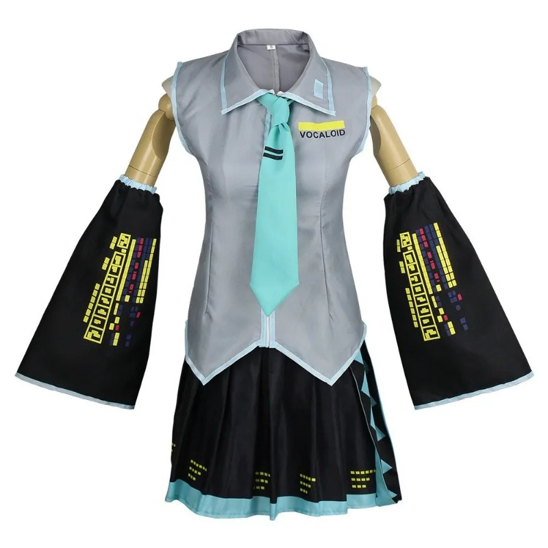 Hatsune Miku VOCALOID Anime Cos Suit MIKU Formula Suit Hatsune Princess Cosplay Costume Anime Clothes