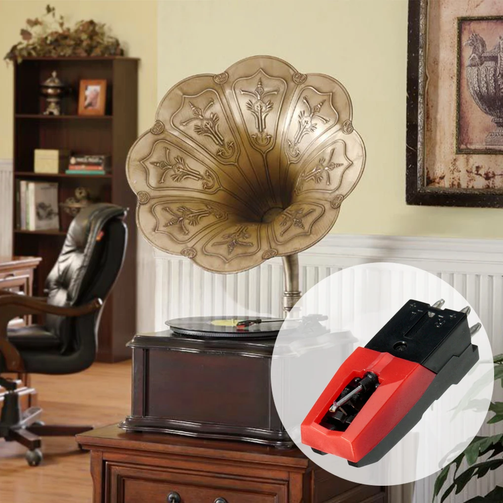 Agulha do toca-discos do vintage Turntable, Peças sobressalentes retro Stylus, Agulha giratória