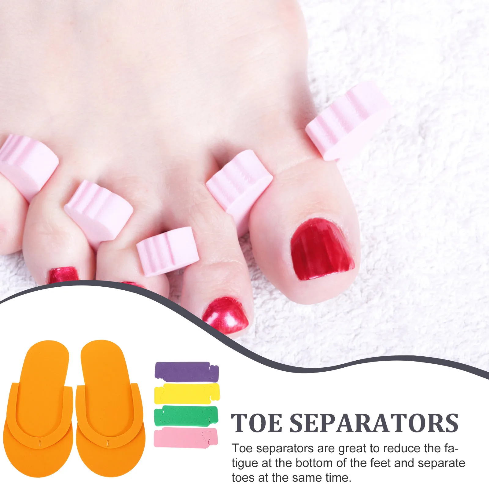 

Набор одноразовых тапочек для маникюра из премиального мягкого ЭВА с разделителем для пальцев для широкой стопы, удобные, нескользящие, для дома, отеля, спа