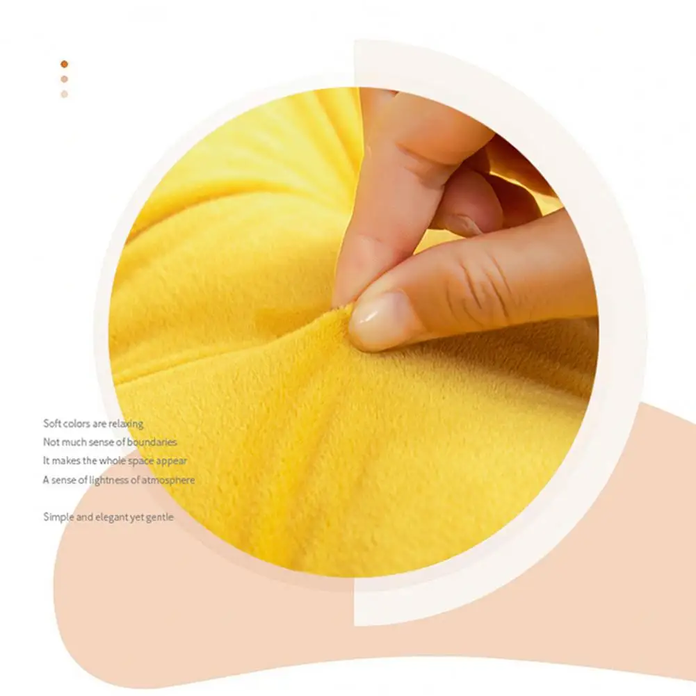 Deform-resistant Seat Cushion Winter Desk Chair Cushion with Fixing Strap Anti-slip Thickened Seat Pad Soft Elastic Office Chair