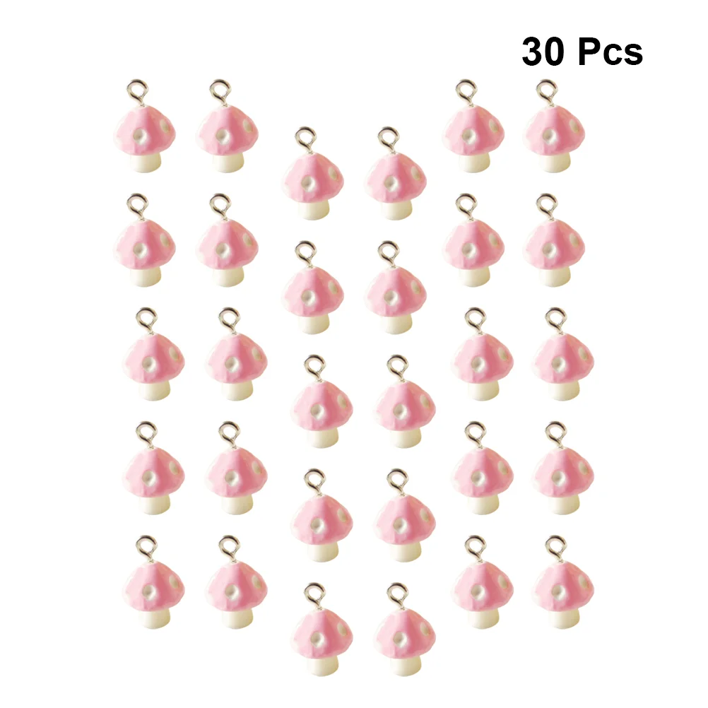 30st kralen diy glazen paddestoel hangers bedels sieraden maken bevindingen knutselen mini fruit kind