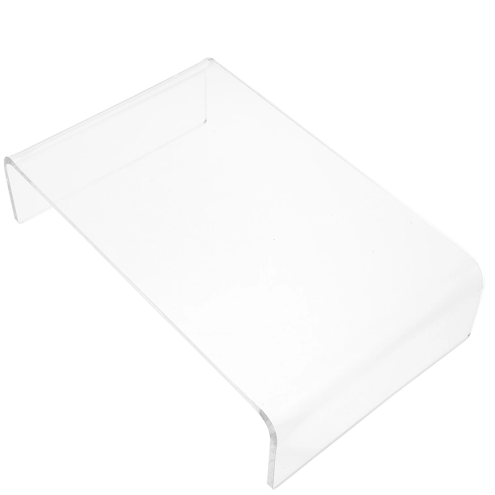 

Stable Acrylic Monitor Riser Stand Computer Rack Laptop Printer Stand Ergonomic Desktop Organizer Clear Strong Capacity