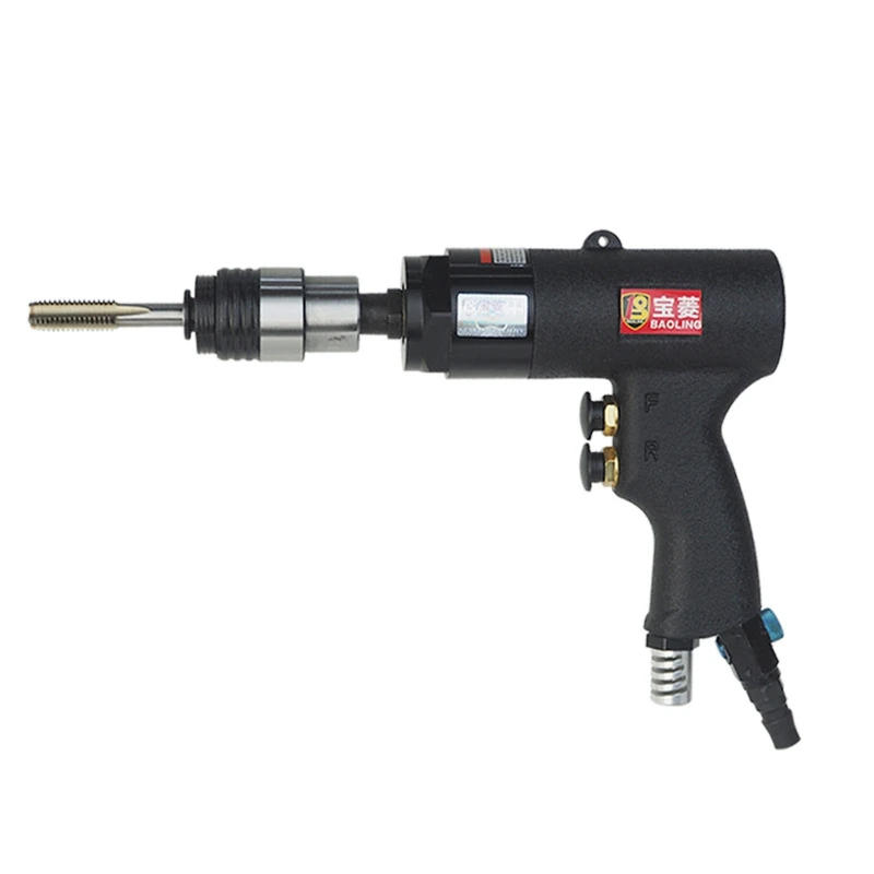 Pneumatic tapping machine handheld gun-type taps back to the smooth silk work machine gas wind motor tapping clip