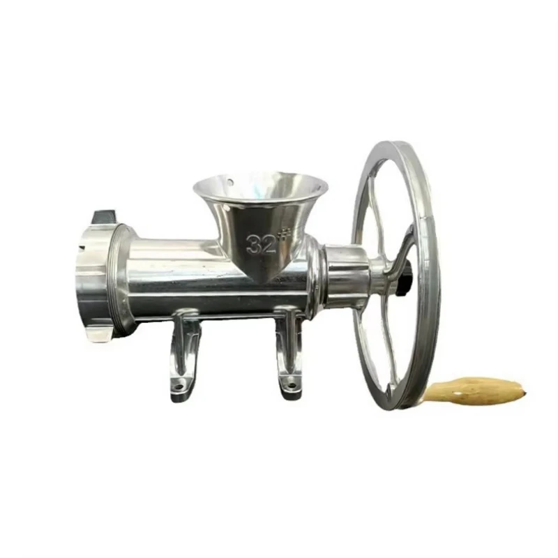 

Silver sustainable metal household manual 2-in-1 meat grinder