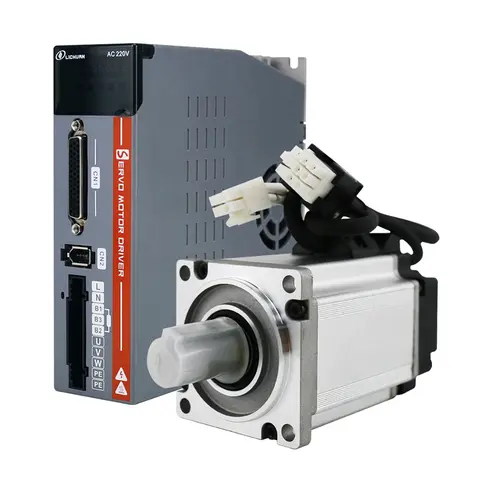 Lichuan A5 200W 400W 600W AC 서보 모터, 드라이브 60st 3000rpm 17bit 23bit CNC 기계용 증분 절대 인코더 모터