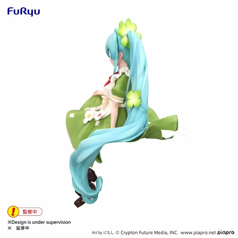 متوفر في المخزون FuRyu Hatsune Miku زهرة الجنية-أربع أوراق البرسيم المعكرونة الفورية سطح المكتب لطيف أنيمي عمل الشكل لعبة نموذج جمع