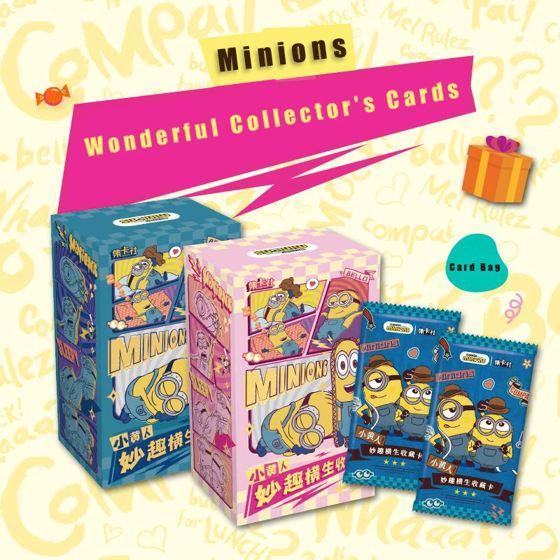 

Despicable Me Minions Collection Commemorative Card Limited Flash Genuine Chinese Elements Card Christmas Birthday Gift Games