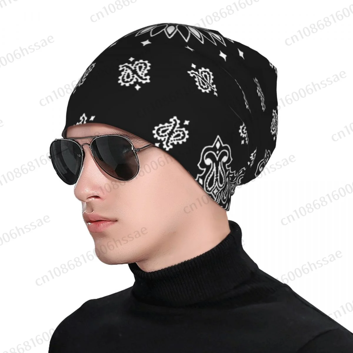 Bandana 333 Beanies Cap Unisex Skullies Pullover Hat Soft Thin Knitted Outdoor Warm Casual Knit Bonnet