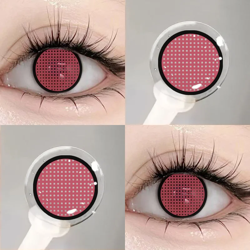 MILL CREEK 1 Pair Cosplay Colored Contact Lenses Halloween Contact Lenses Anime Red Contacts Lens Beauty Pupil Eye Fast Shipping